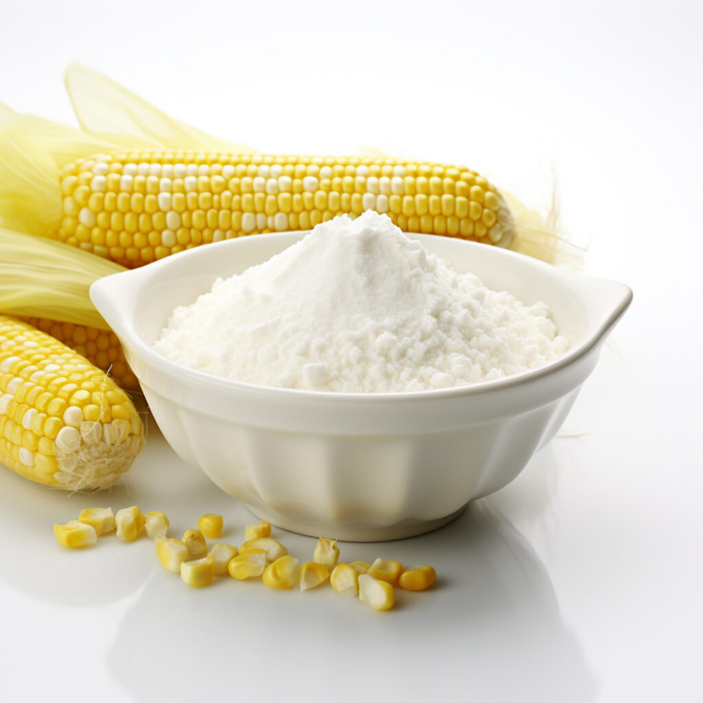 Maize starch used as a textile sizing agent for weaving mills