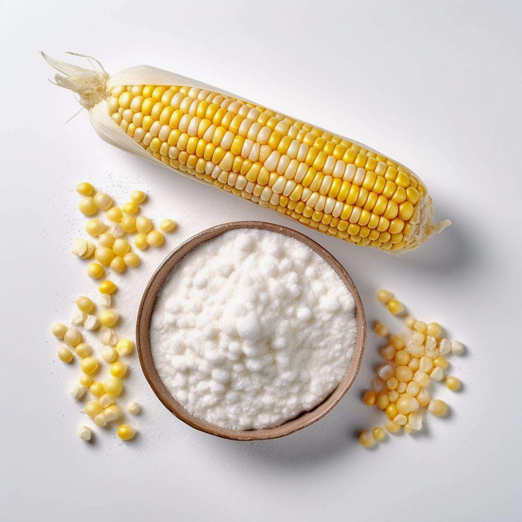 Fresh corn on the cob, relevant to questions about GMO and non-GMO maize starch sourcing